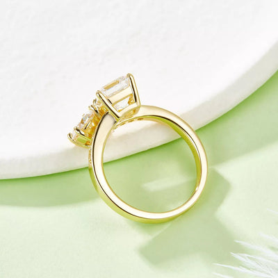 3 Carat Moissanite 925 Sterling Silver Ring - Knack'd Up