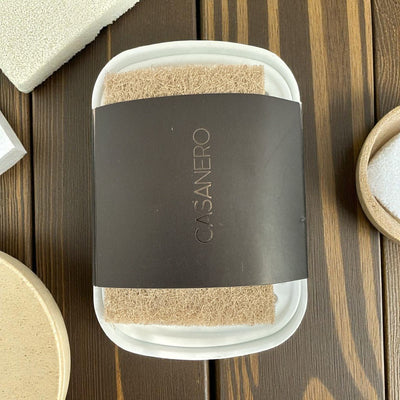 Casanero 2 - in - 1 Soap Dispenser with Sponge Holder – Sleek Kitchen Sink Organizer for Effortless Cleaning - Knack'd Up