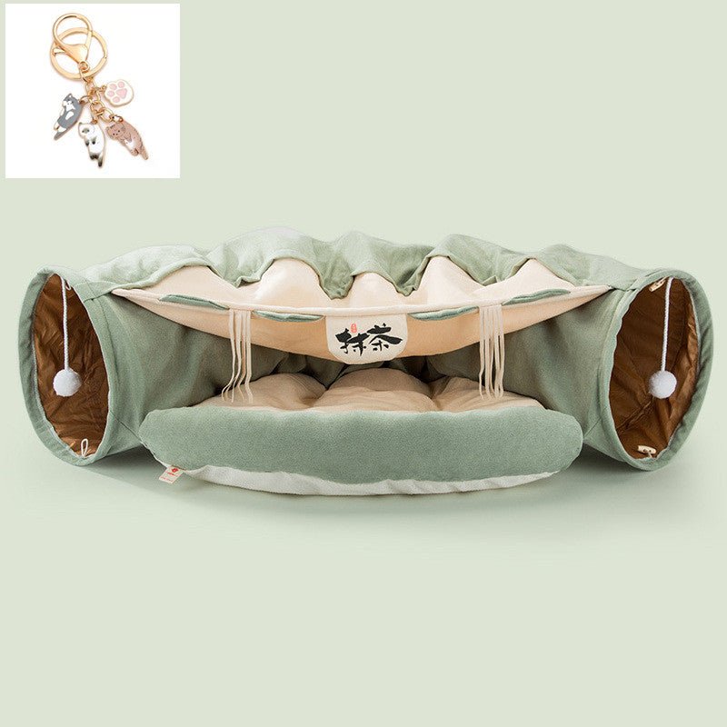 Collapsible Cat Play Tunnel - Knack'd Up