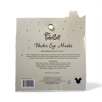 Disney TinkerBell Under Eye Mask – Brightening & Hydrating Eye Treatment Patches - Knack'd Up
