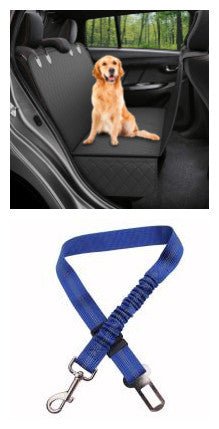 Dog Car Seat Cover with Mesh Window – Waterproof Hammock Back Seat Protector for Cars, SUVs & Trucks - Knack'd Up