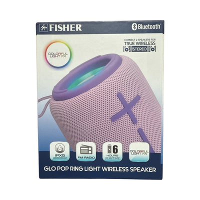 Glo Pop LED Bluetooth Speaker – Portable Wireless Speaker with Color Changing Lights & Deep Bass - Knack'd Up