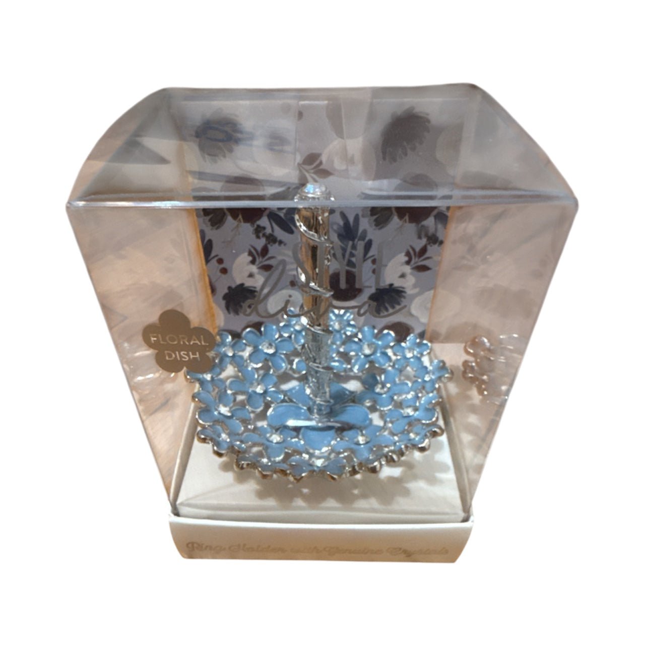 Luxury Butterfly & Floral Crystal Ring Holders – Elegant Jewelry Dish for Vanity, Bedroom, or Gift Box - Knack'd Up
