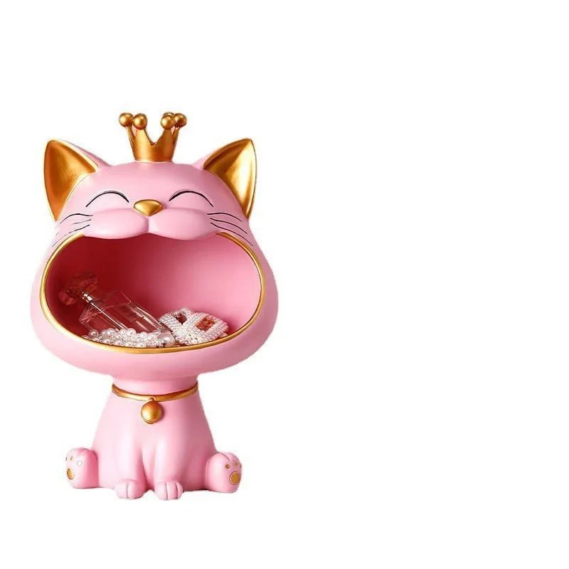 NNEOBA Lucky Cat Resin Porch Key Storage Decoration - Knack'd Up