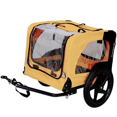 Pet Bike Trailer – Safe & Stylish Dog & Cat Bicycle Carrier for Outdoor Adventures - Knack'd Up