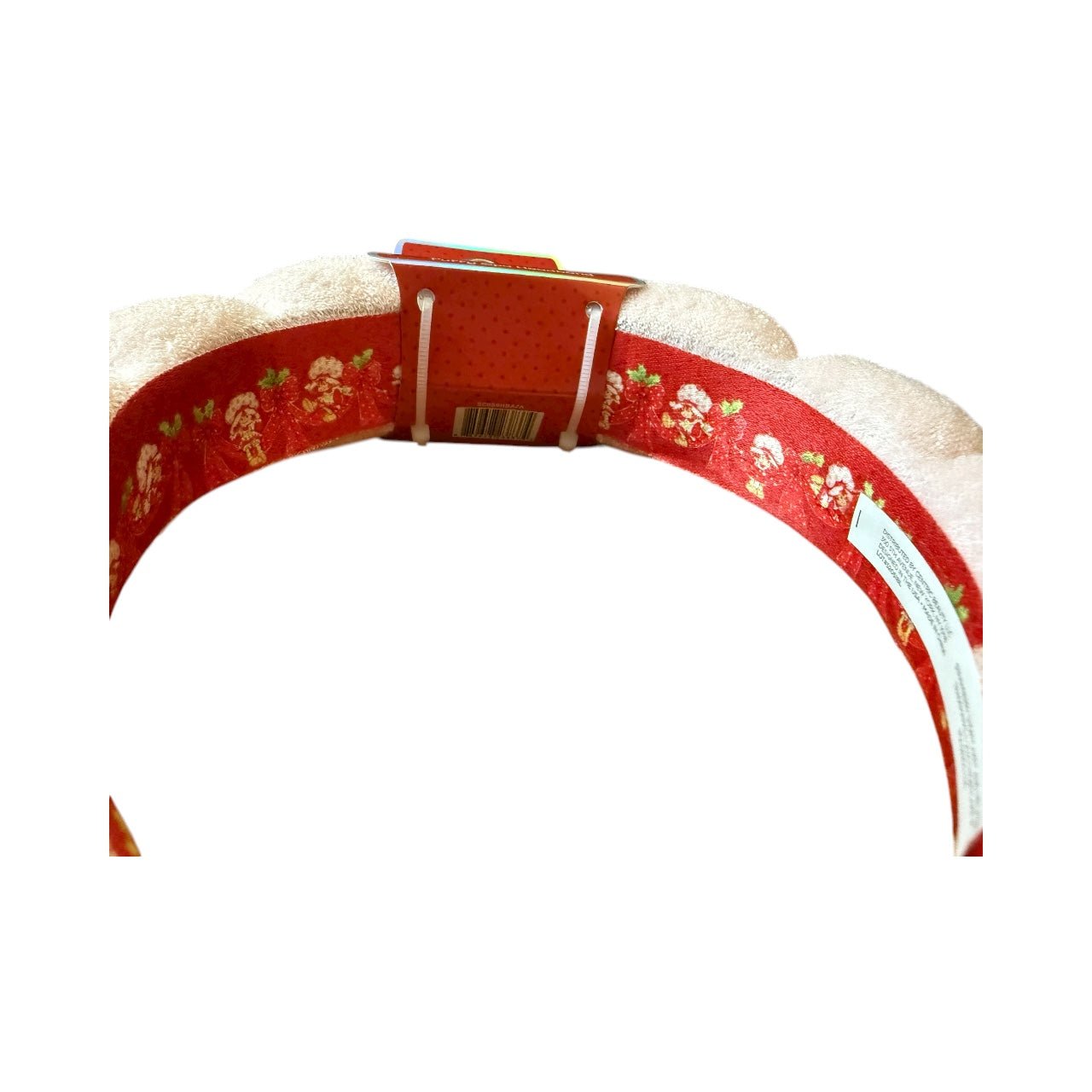 Strawberry Shortcake Puffy Spa Headband β Soft Plush Makeup & Skincare Hairband | Cute Vintage - Inspired Self - Care Accessory - Knack'd Up