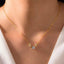18K Gold - Plated 925 Sterling Silver Moissanite Necklace - Knack'd Up