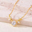 18K Gold - Plated 925 Sterling Silver Moissanite Necklace - Knack'd Up