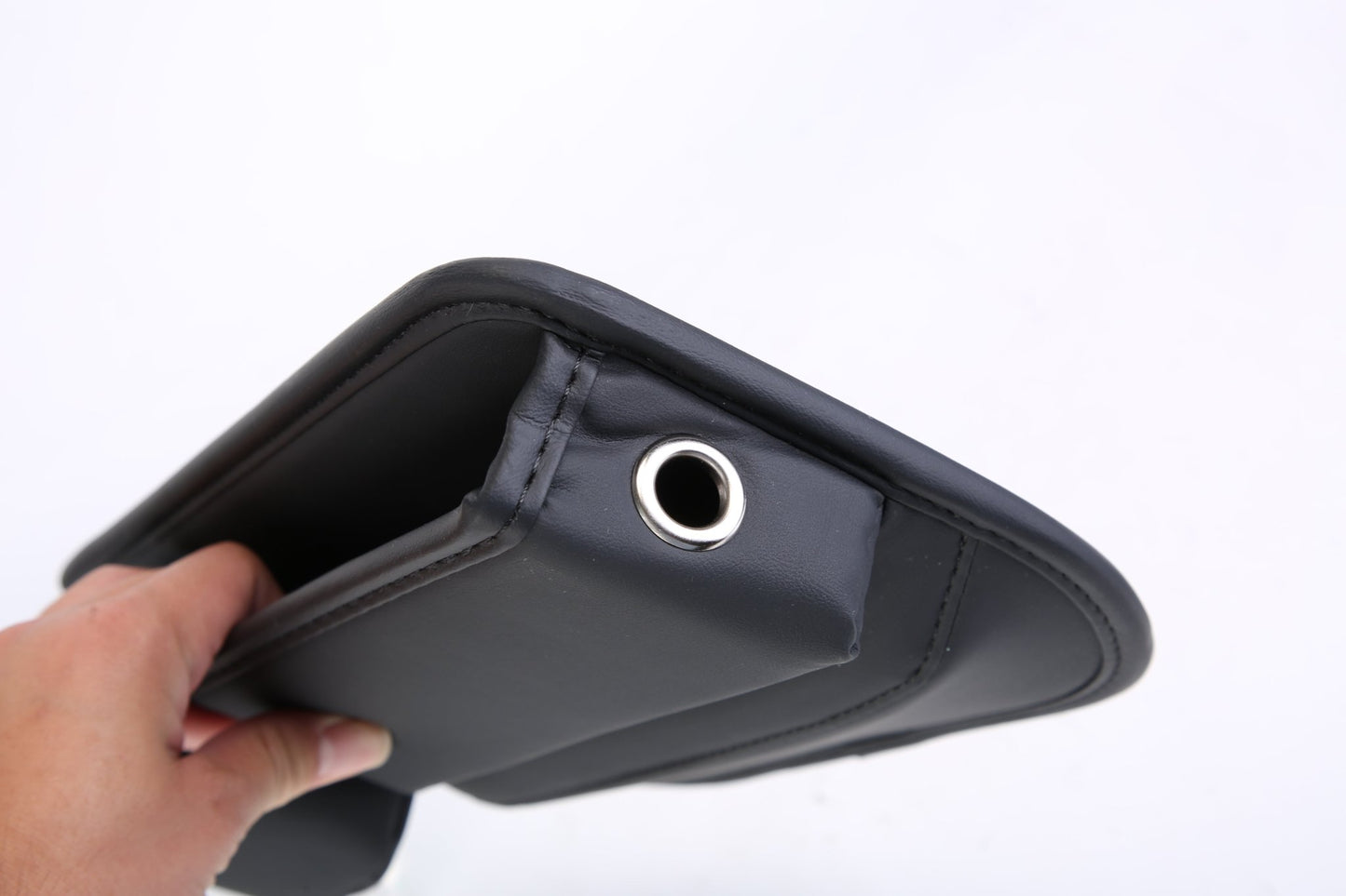 2 - Pack Car Seat Gap Filler Organizer – Leather Cup Holder & Storage Box for Keys, Cards, Phones & Drinks (Universal Fit, Black) - Knack'd Up