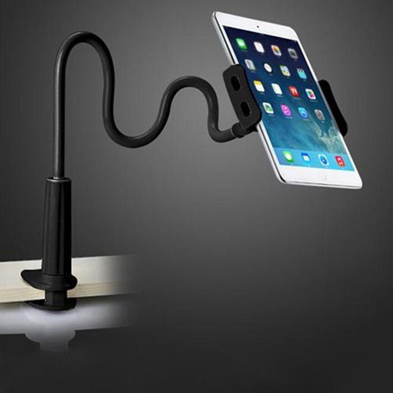 360° Adjustable Phone & Tablet Stand – Lazy Spiral Base Holder for Bed, Desk & Hands - Free Viewing - Knack'd Up