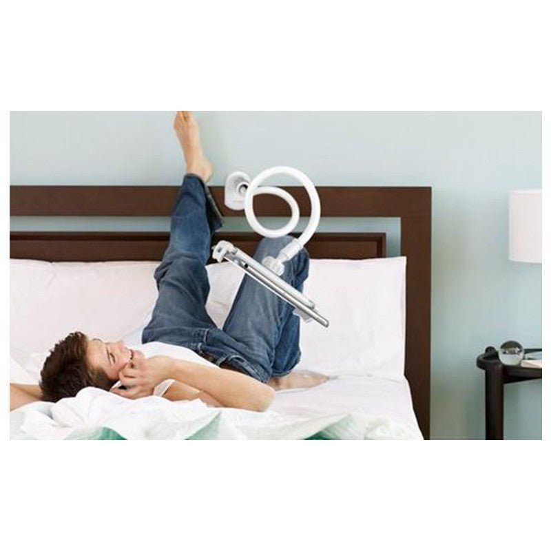 360° Adjustable Phone & Tablet Stand – Lazy Spiral Base Holder for Bed, Desk & Hands - Free Viewing - Knack'd Up