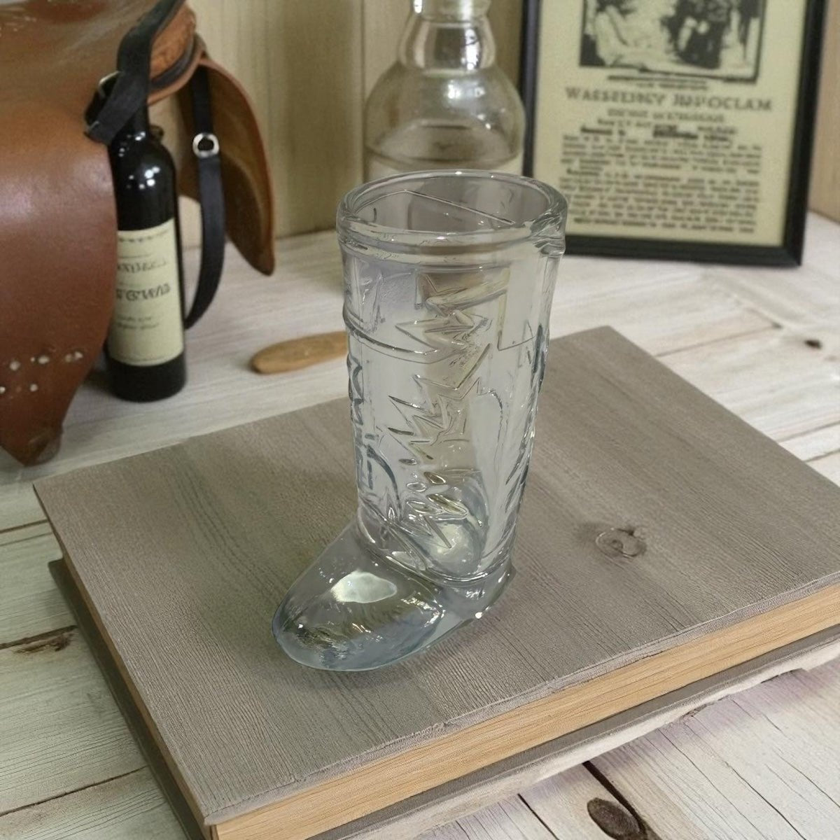 6 - Piece Cowgirl Boot Shot Glass Set – 1.9oz Western Barware for Rustic Parties, Country Weddings & Home Bars - Knack'd Up