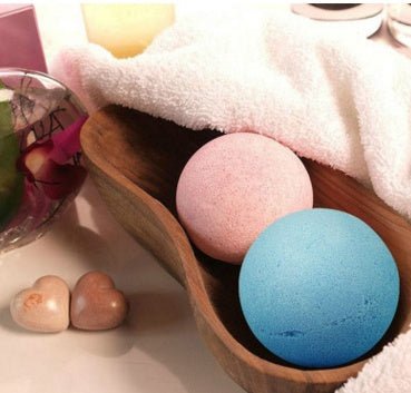 6 - Piece Organic Bath Bombs Gift Set – Mint, Lavender, Rose, Green Tea, Strawberry, Orange (Bubble Bath Fizzies) - Knack'd Up
