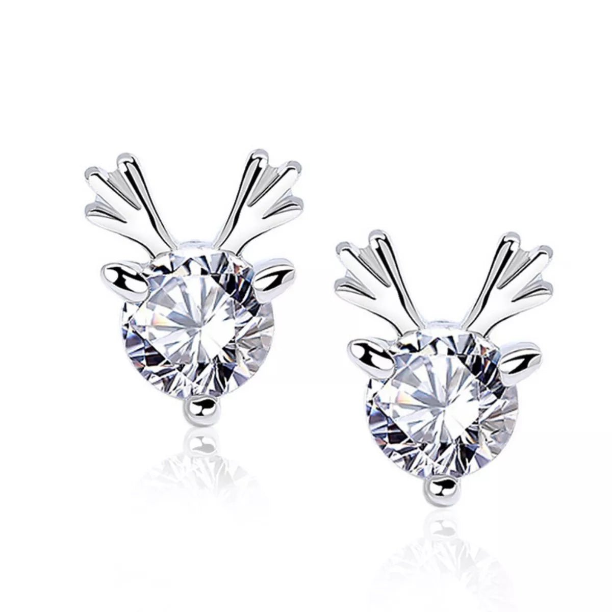 925 Sterling Silver Deer Stud Earrings - Knack'd Up
