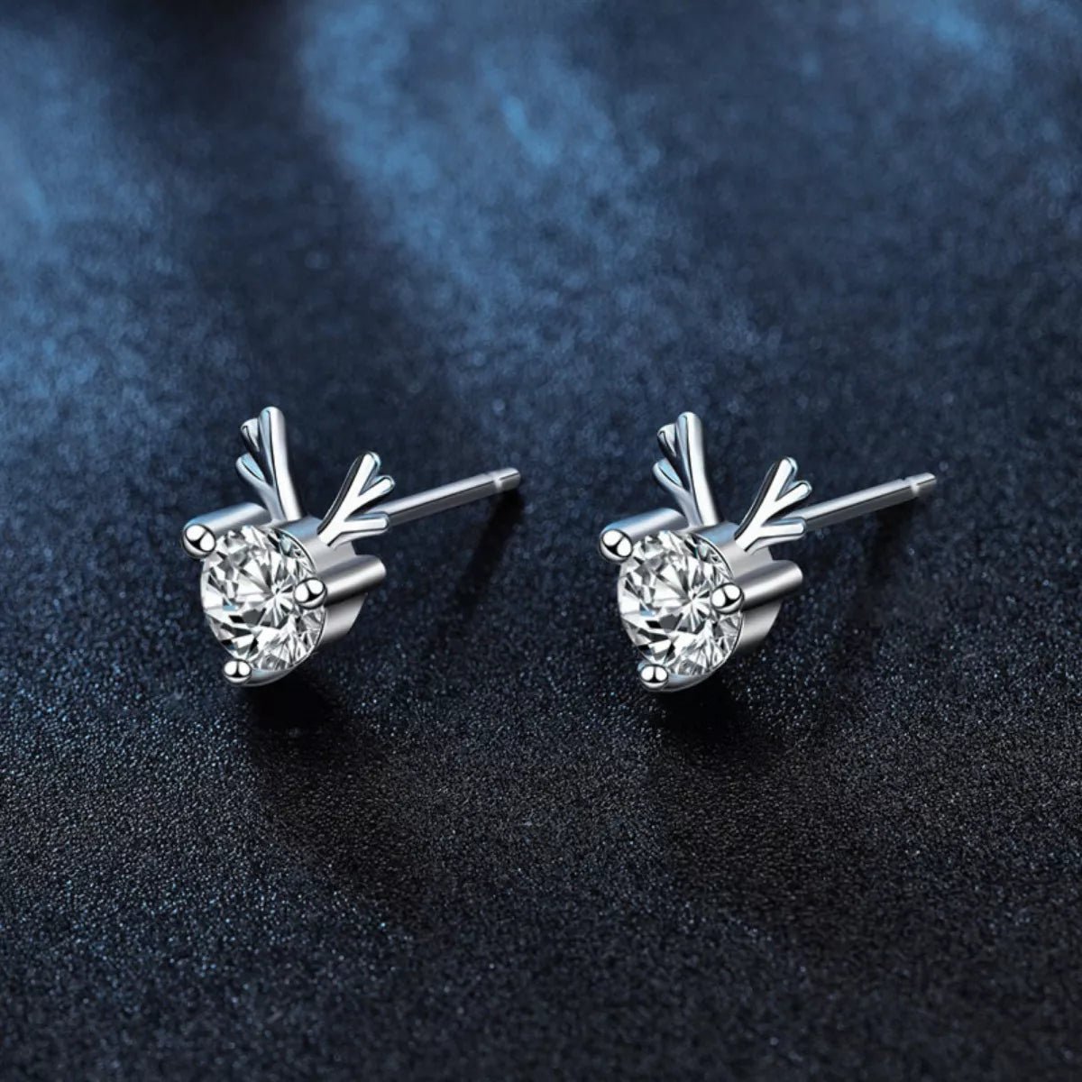 925 Sterling Silver Deer Stud Earrings - Knack'd Up