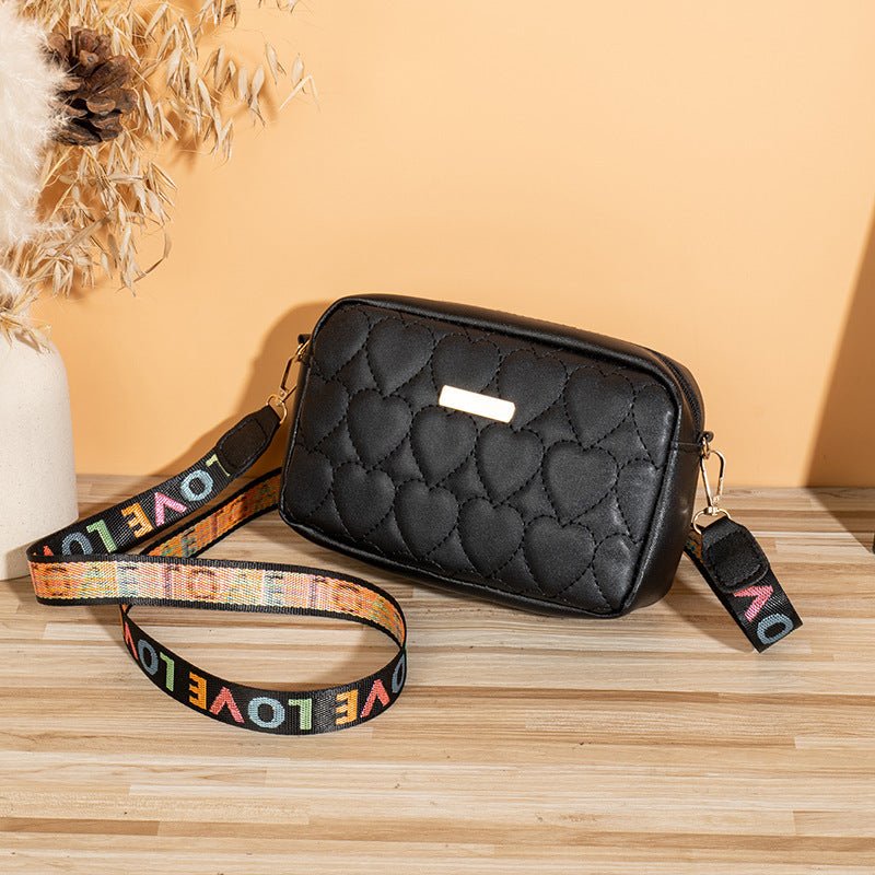 Amora Quilted Heart Bag – Elegant Crossbody Purse for Women with Chain Strap & Luxury Design - Knack'd Up