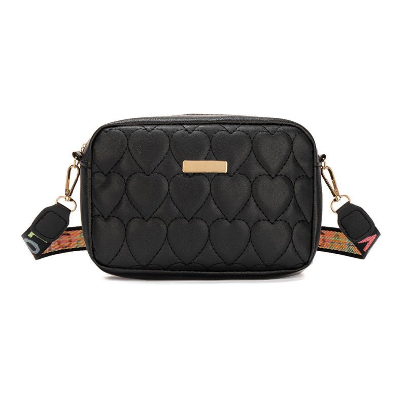 Amora Quilted Heart Bag – Elegant Crossbody Purse for Women with Chain Strap & Luxury Design - Knack'd Up