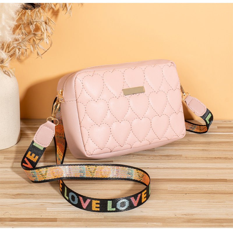 Amora Quilted Heart Bag – Elegant Crossbody Purse for Women with Chain Strap & Luxury Design - Knack'd Up