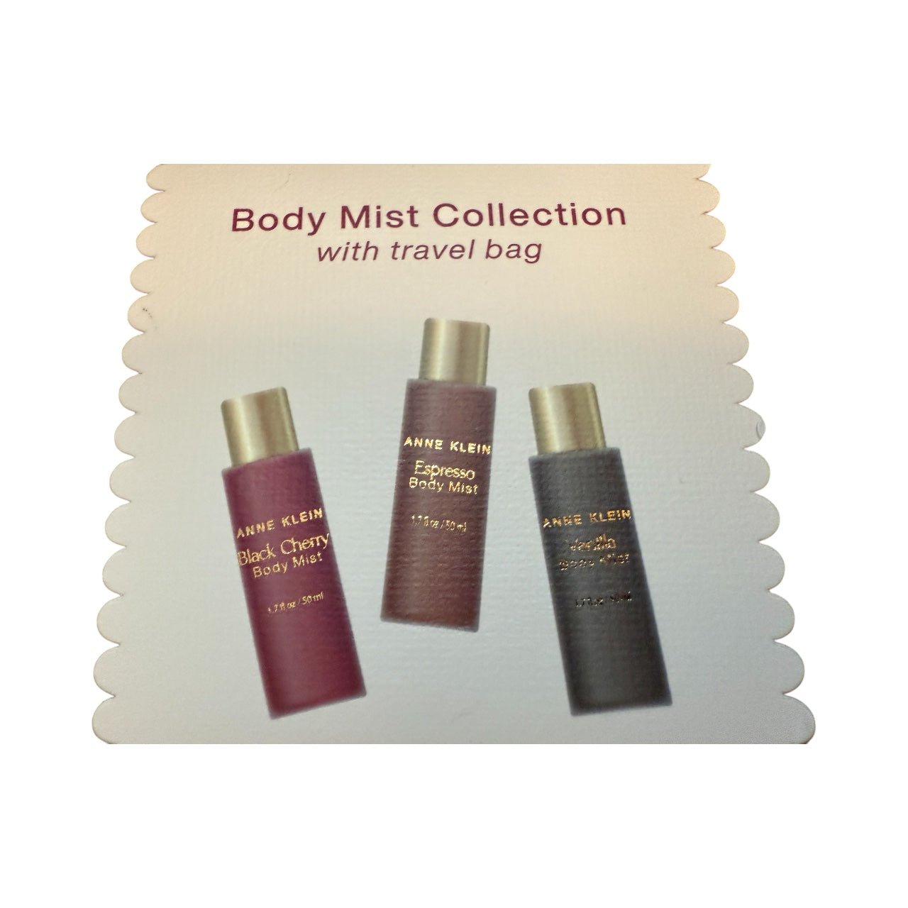 Anne Klein Body Mist Collection with Travel Bag – 3 Fragrance Mists Set (50 ml each) for Daily Luxury & On - the - Go Freshness - Knack'd Up