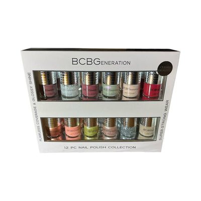 BCBG Generation 12 - Piece Nail Polish Collection – Flawless Coverage, Glossy Shine & Super - Strong Wear - Knack'd Up