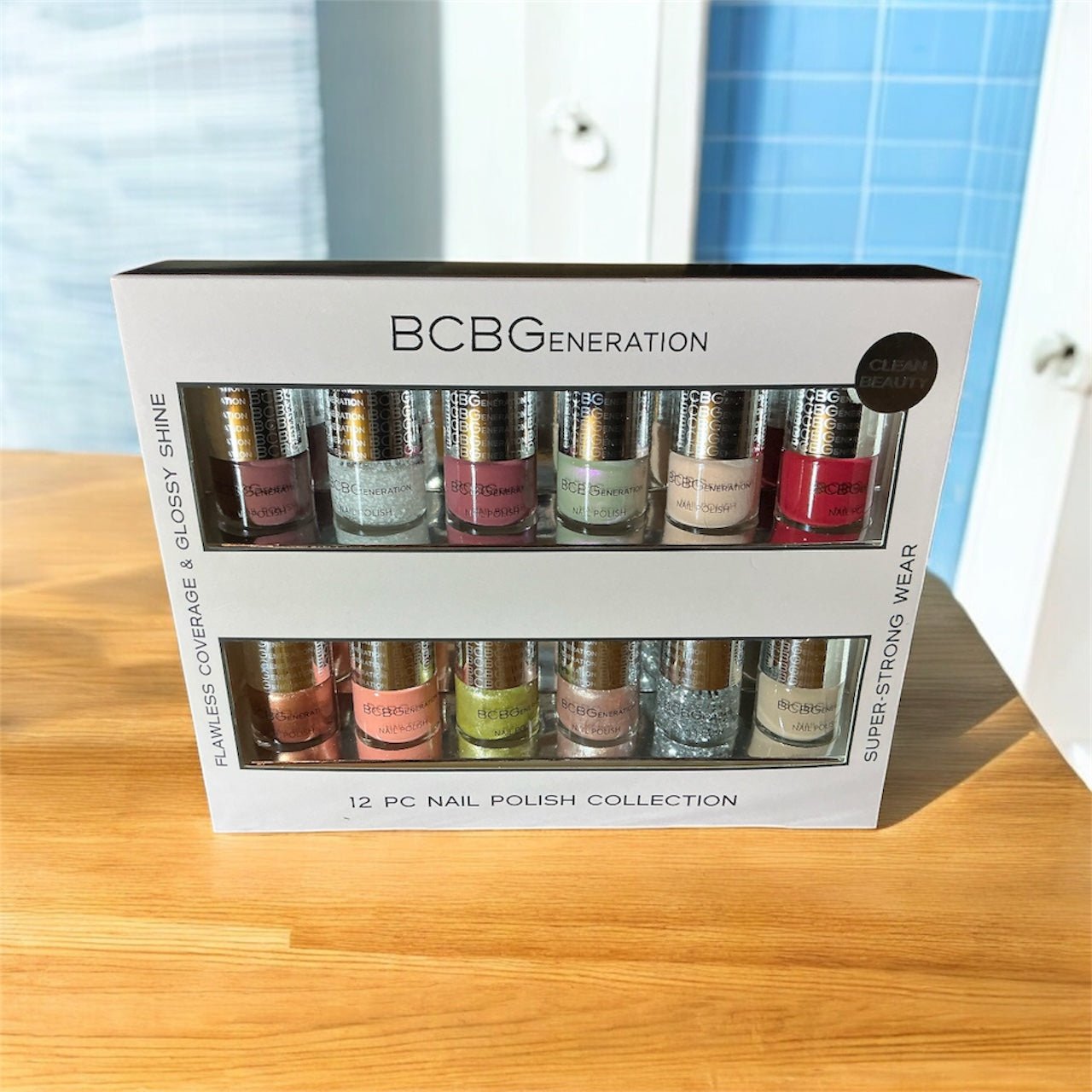 BCBG Generation 12 - Piece Nail Polish Collection – Flawless Coverage, Glossy Shine & Super - Strong Wear - Knack'd Up
