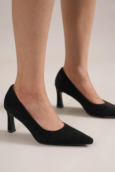Beast Fashion Faux Suede Point Toe Pumps - Knack'd Up