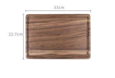 Black Walnut Cutting & Serving Board – Premium Hardwood Kitchen Board for Chopping, Charcuterie & Entertaining - Knack'd Up