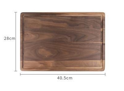 Black Walnut Cutting & Serving Board – Premium Hardwood Kitchen Board for Chopping, Charcuterie & Entertaining - Knack'd Up