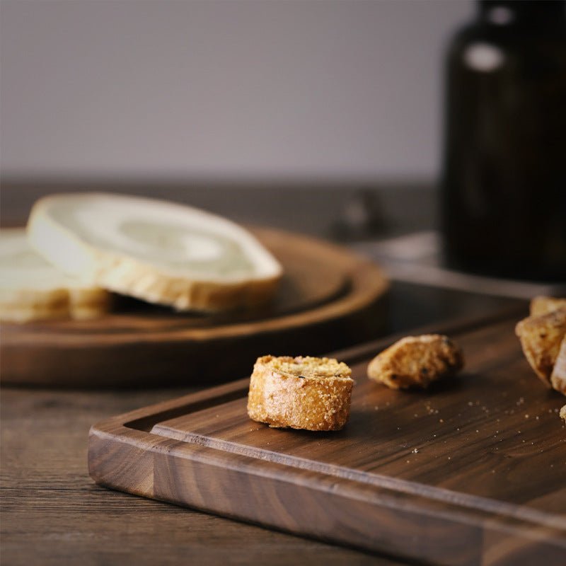 Black Walnut Cutting & Serving Board – Premium Hardwood Kitchen Board for Chopping, Charcuterie & Entertaining - Knack'd Up