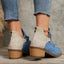 Block Heel Ankle Boots - Knack'd Up