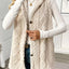 Button Up Plush Hooded Vest Coat - Knack'd Up