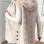 Button Up Plush Hooded Vest Coat - Knack'd Up