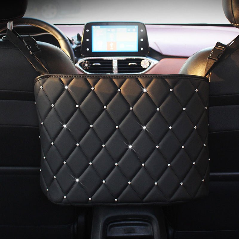 Car Handbag & Seat Organizer – Premium Car Storage Net for Purses, Phones & Essentials - Knack'd Up