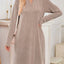 Casual Ribbed Knit Long Sleeve Dress - Knack'd Up