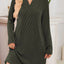 Casual Ribbed Knit Long Sleeve Dress - Knack'd Up