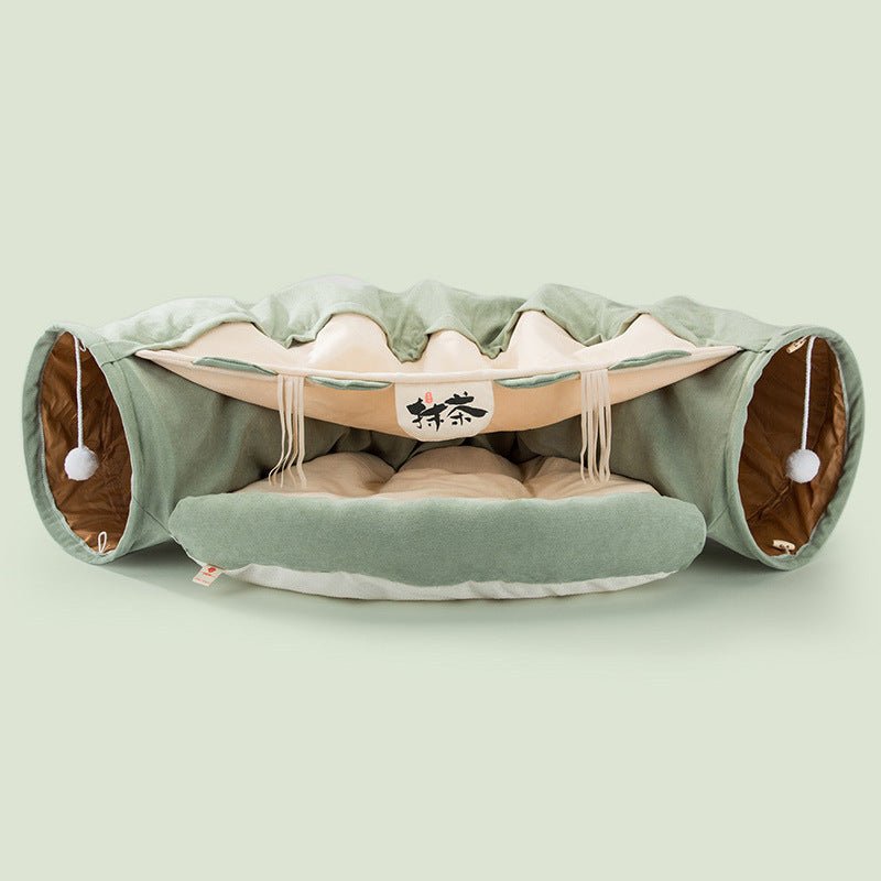 Collapsible Cat Play Tunnel - Knack'd Up