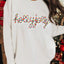 Colorful Holly Jolly Christmas Knit Loose Sweater - Knack'd Up