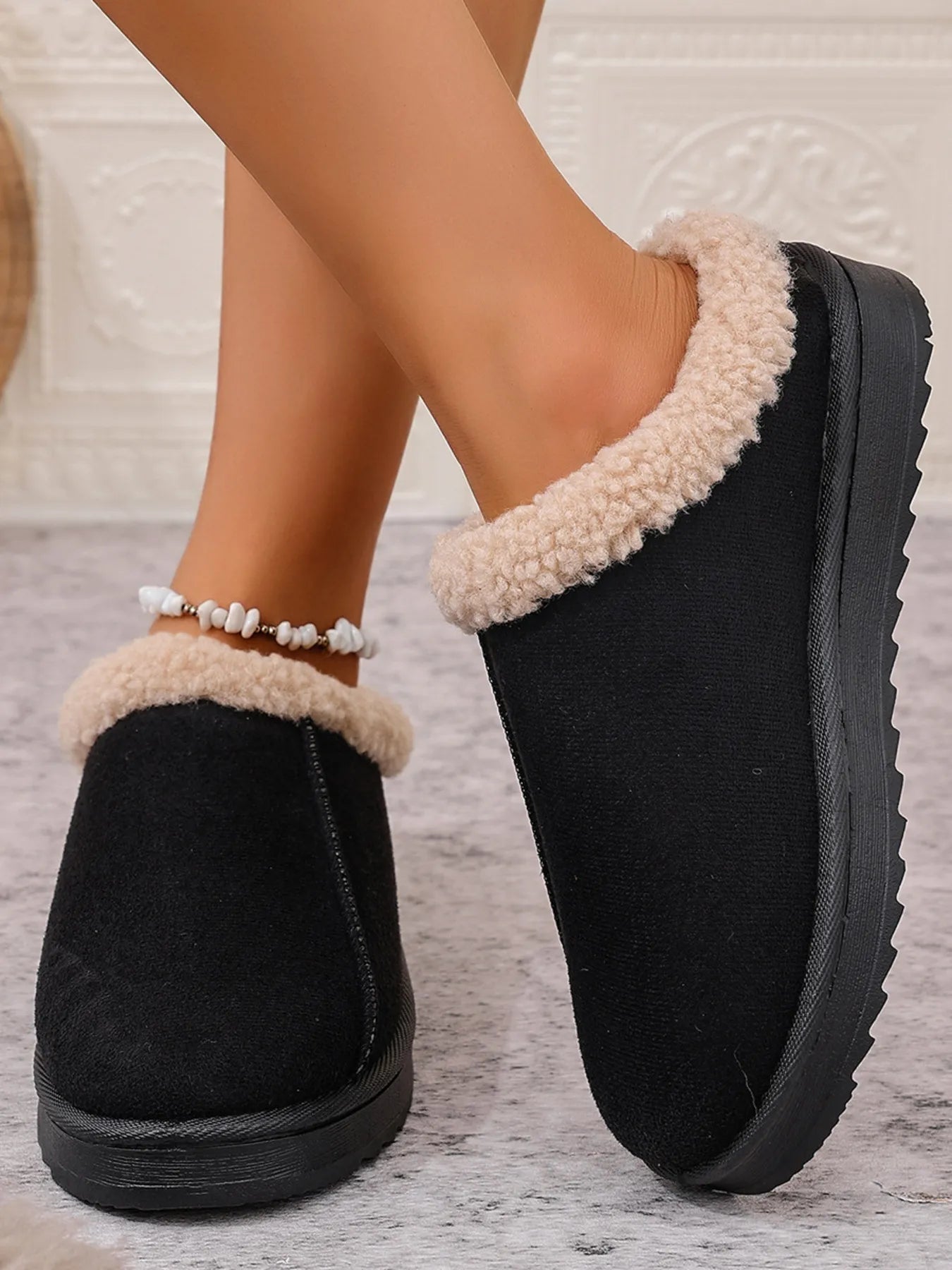 Cozy Faux Fur Lined Slippers - Knack'd Up