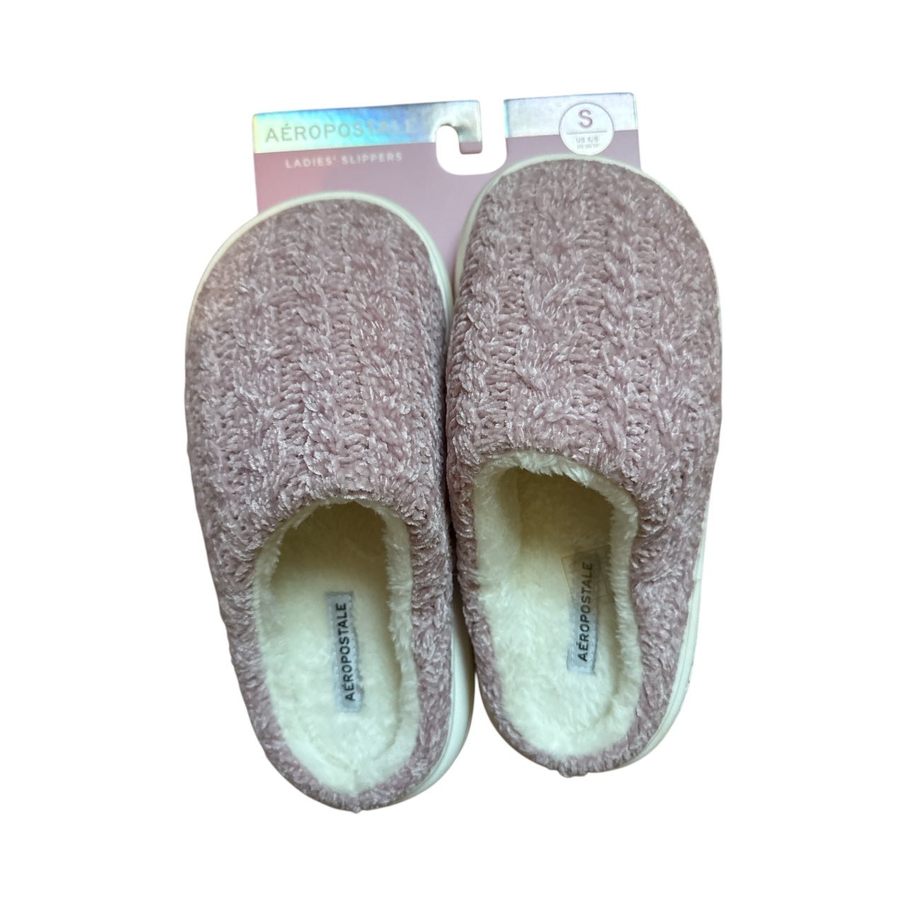 CozyBlush Aeropostale Slippers – Fuzzy Faux Fur House Slippers for Women | Soft Indoor Comfort - Knack'd Up