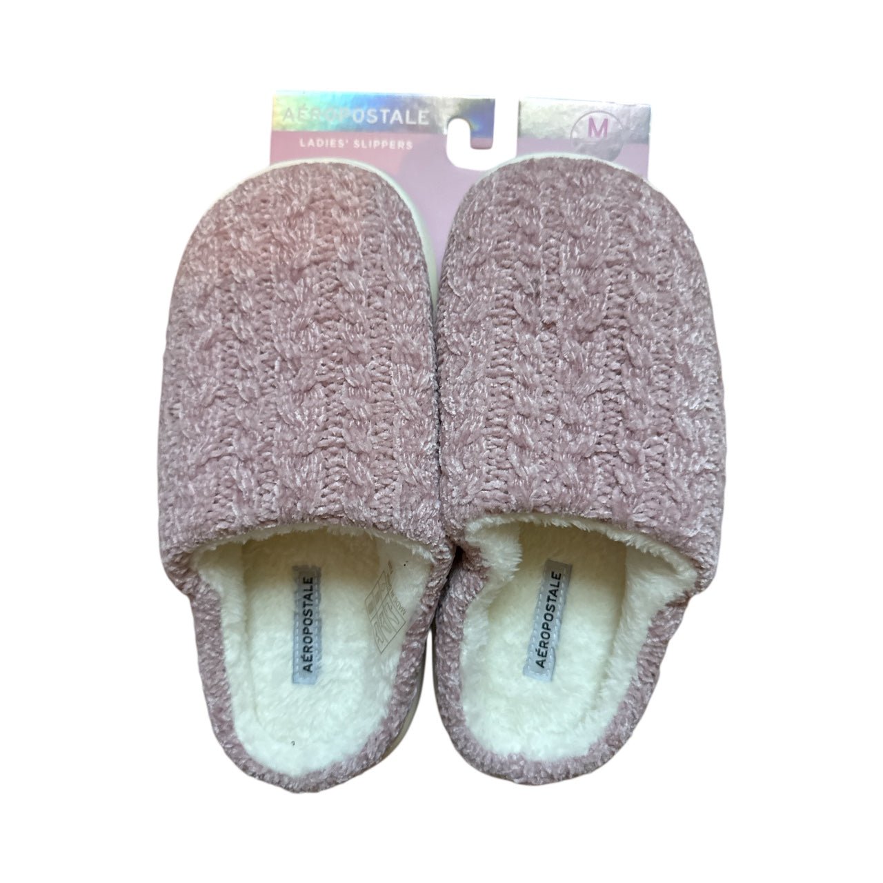 CozyBlush Aeropostale Slippers – Fuzzy Faux Fur House Slippers for Women | Soft Indoor Comfort - Knack'd Up