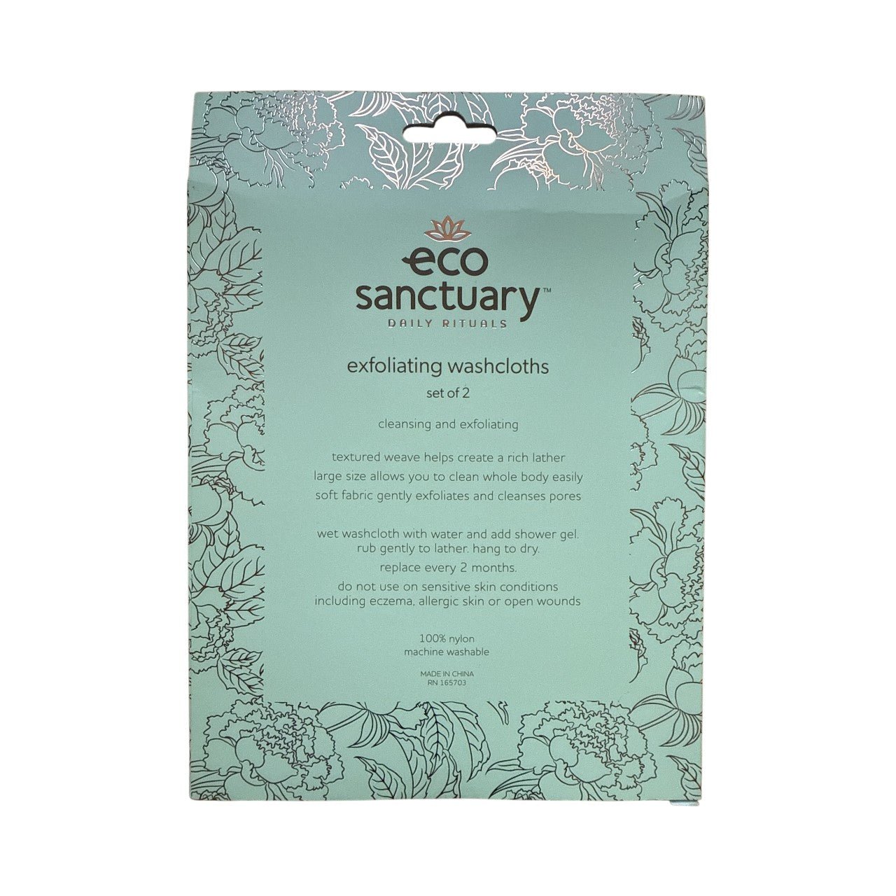 Daily Ritual Exfoliating Washcloth Set (2 - Pack) – Deep Clean Scrub Towels for Smooth & Glowing Skin - Knack'd Up