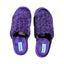 Dearfoams Plush Memory Foam Slippers – Ultra Soft Indoor House Shoes for Women (Purple) - Knack'd Up