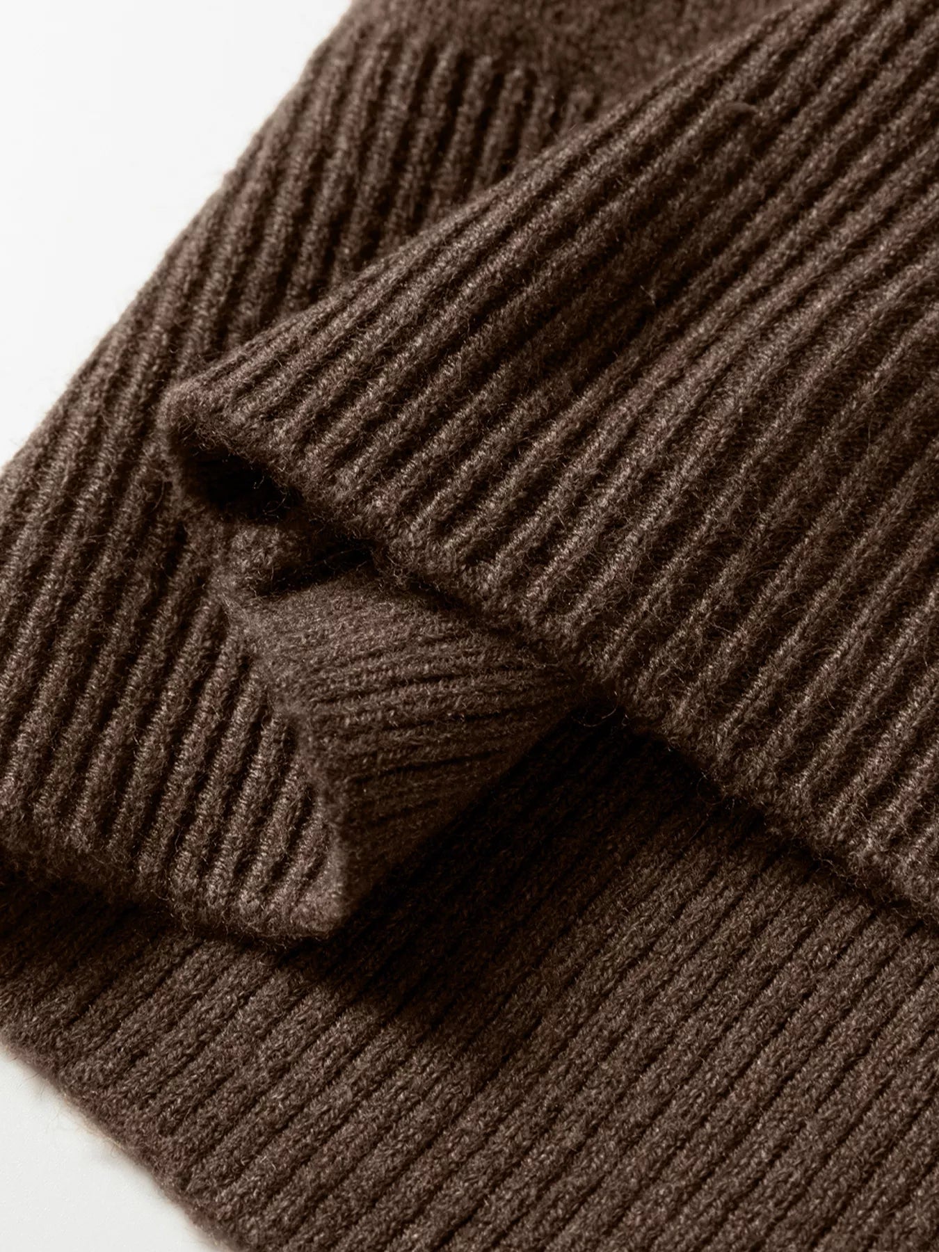 Dotted Print Ribbed Edge Knit Sweater - Knack'd Up