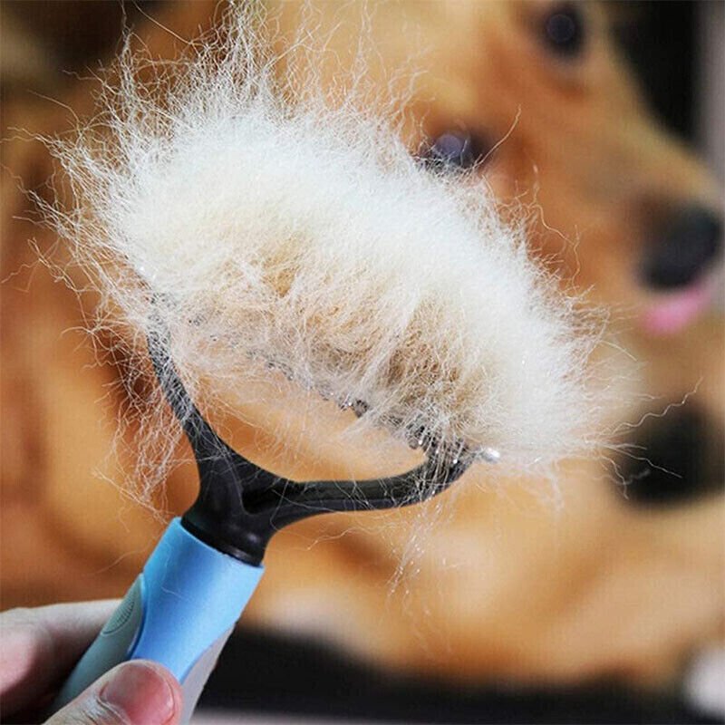 Double - Sided Pet Grooming Brush – 2 - in - 1 Deshedding & Detangling Comb for Dogs & Cats - Knack'd Up