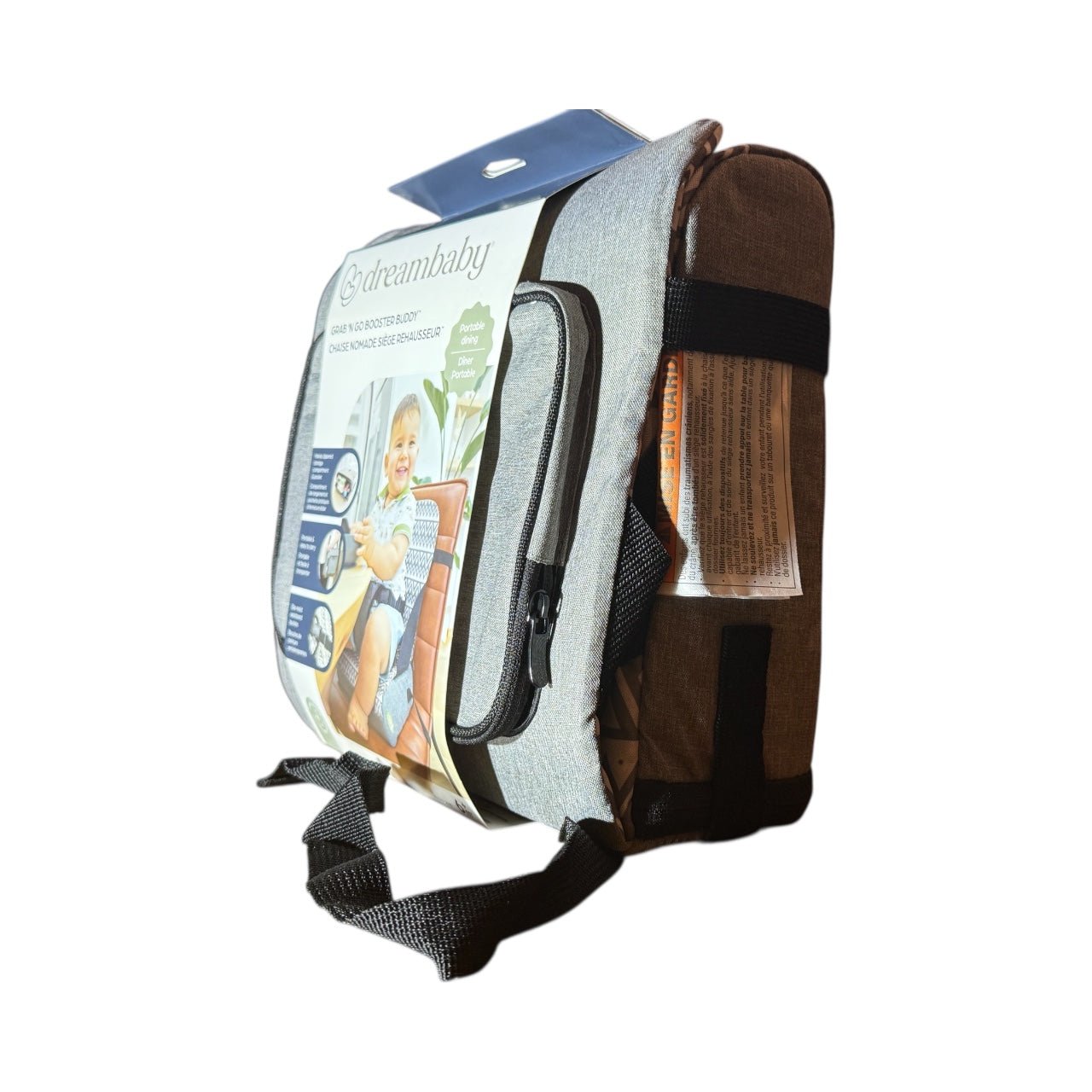 Dreambaby Grab ‘N Go Booster Buddy – Portable Travel Booster Seat for Babies & Toddlers (6+ Months) - Knack'd Up