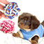 Durable Cotton Rope Ball Dog Toy – Interactive Chew Toy for Teeth Cleaning & Playtime Fun - Knack'd Up