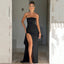 Elegant Strapless High - Slit Evening Gown – Elegant Bodycon Maxi Dress | Timeless Glamour for Parties & Formal Events - Knack'd Up