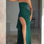 Elegant Strapless High - Slit Evening Gown – Elegant Bodycon Maxi Dress | Timeless Glamour for Parties & Formal Events - Knack'd Up