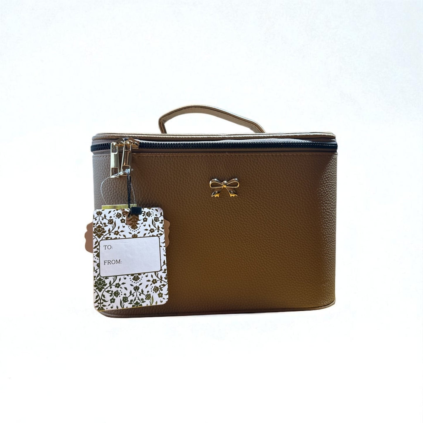 Élise Luxe Travel Makeup Organizer – Portable Cosmetic Case with Mirror & Compartments for Women - Knack'd Up