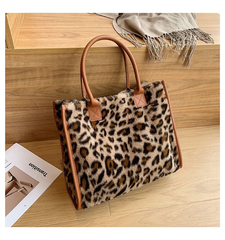 Faux Fur Tote Bag Collection – Cozy Statement Bags - Knack'd Up